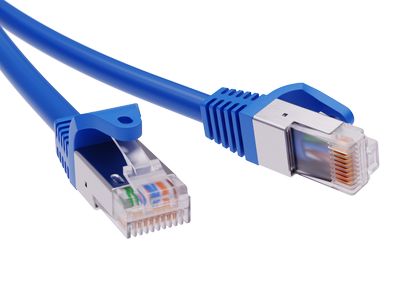Кабель патч-корд F/UTP 6 кат. 1,5м. DKC RN6FU4515BL LSZH, синий, RAM telecom