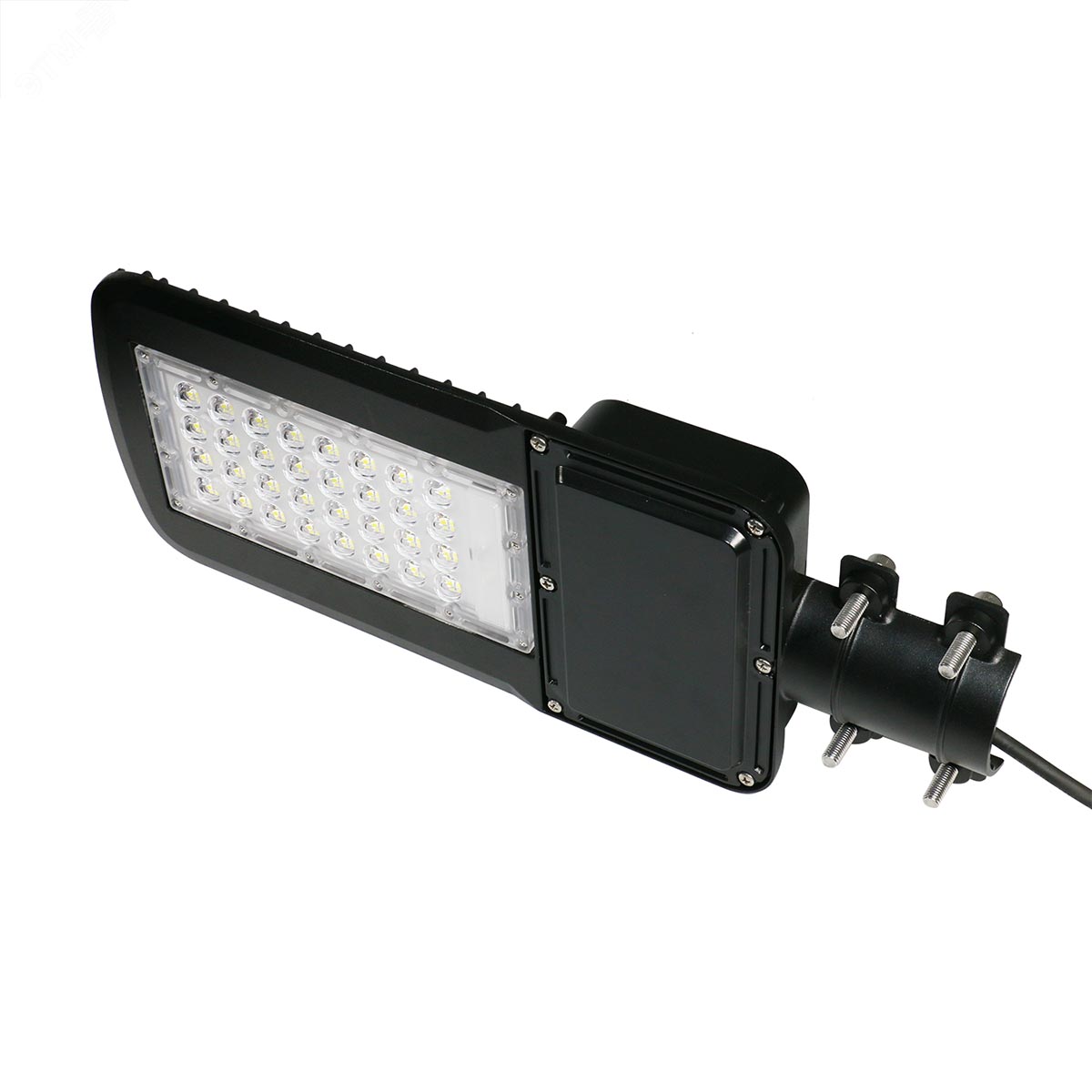   Xcom-Shop Светильник уличный Gauss 629535300 Qplus 100W 12000lm 5000K 120-260V IP65 455*180*49мм черный КСС Ш LED