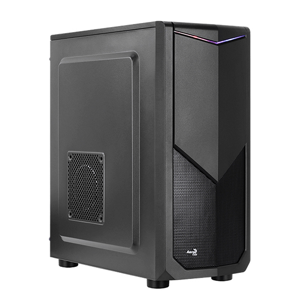 Корпус ATX AeroCool TOMAHAWK S 4718009156791 черный, без БП, 2хUSB2.0, 1хUSB3.0, аудио
