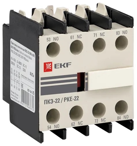 Приставка доп. контакты EKF ctr-sc-25 ПКЭ-22 2NO+2NC