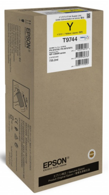 Картридж Epson C13T974400 желтый повышенной емкости для WF-C869R