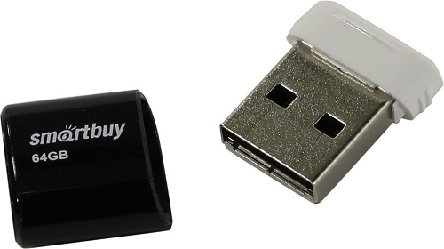 Накопитель USB 2.0 64GB SmartBuy SB64GBLARA-K Lara чёрный