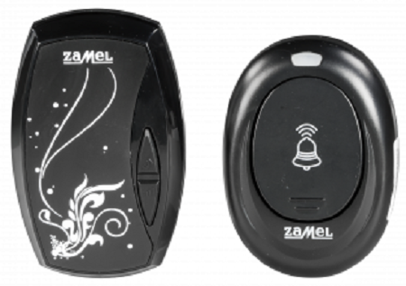 Звонок Zamel ST-960 BLUES беспроводной радиус действия 100м (питание от батареек)