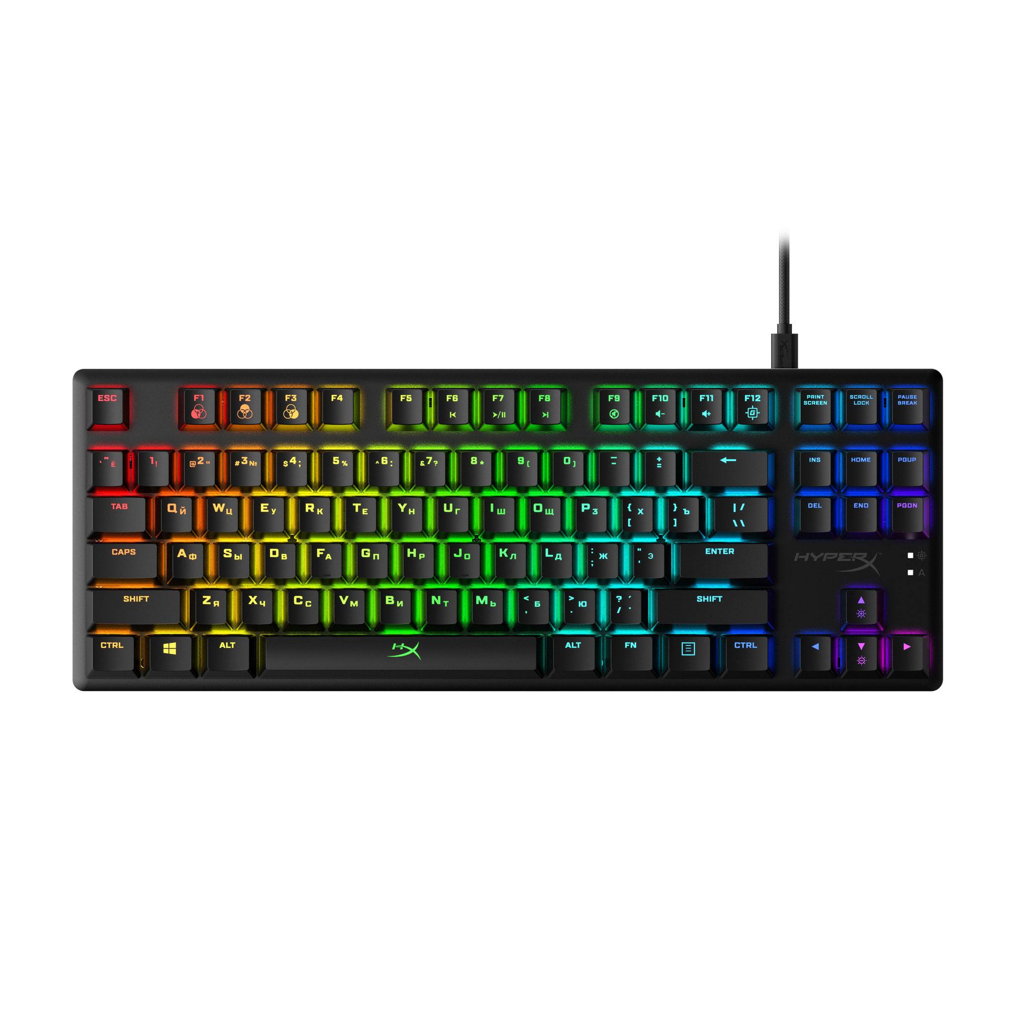 Клавиатура HyperX Alloy Origins Core RGB 4P5P3AA механическая черный USB for gamer LED
