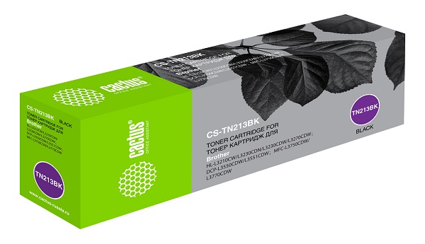 Картридж Cactus CS-TN213BK черный (1400стр.) для Brother HL 3230/DCP3550/MFC3770