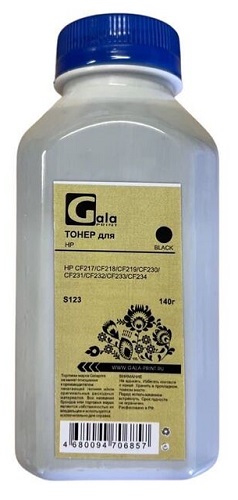  Тонер GalaPrint GP_TNR_S123_140_P для принтеров HP LaserJet M102/M104/M106/M130/M132/M134/M203/M206/M227/M230 140гр (S123) PET Фасовка РФ