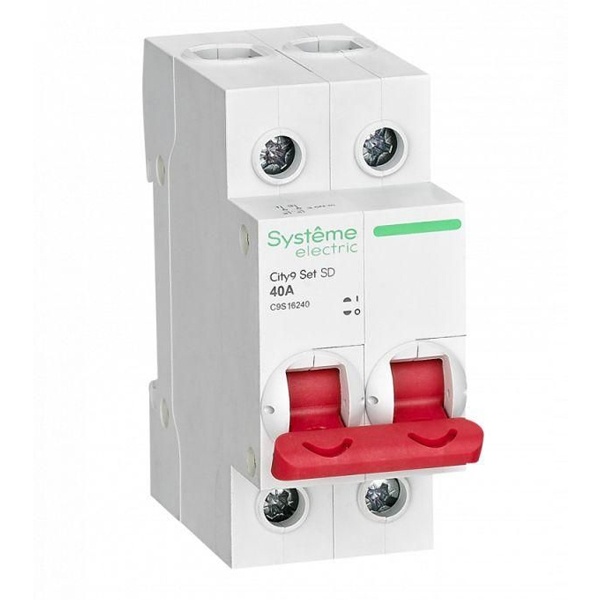 Рубильник Systeme Electric C9S16240 City9 Set 2P 40А 400В