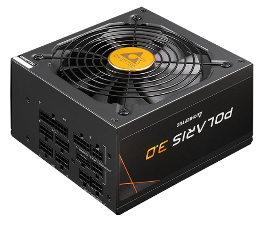 Блок питания ATX Chieftec POLARIS 3.0 PPS-850FC-A3 850W, 80 PLUS GOLD, Active PFC, 135mm fan, full cable management (ATX 12V 3.0) Retail