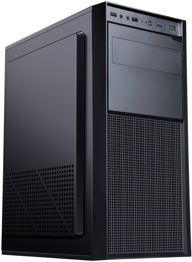 Корпус ATX ACCORD A-300 черный, без БП, 4*120mm, 2*USB2.0, USB3.0, audio