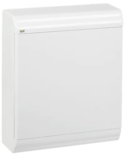 Корпус IEK MKP82-N-24-WD-41-10 ЩРН-П-24 мод. навесной пластик IP41 PRIME белая дверь