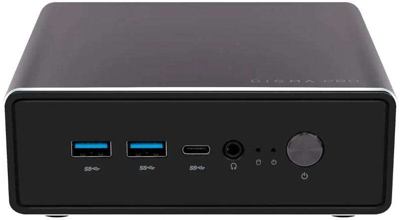 Неттоп Digma Pro Minimax U1 DPP3-8CXW01 i3-1215U/8GB/256GB SSD/UHD Graphics/WiFi/BT/Win11Pro/темно-серый/черный