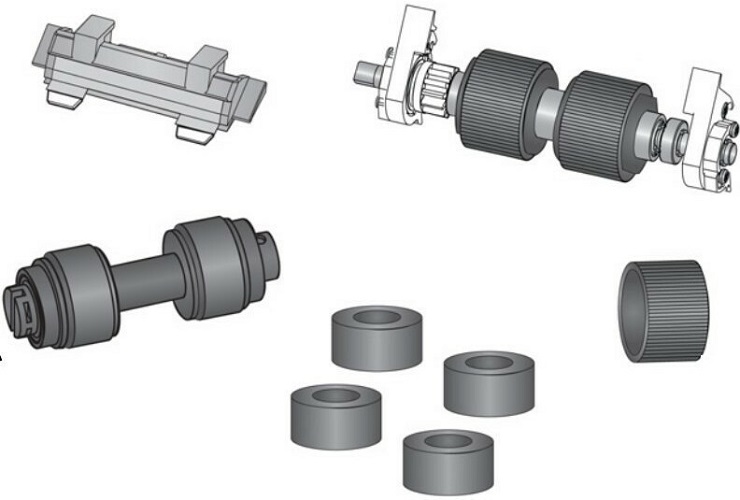 Запчасть Kodak 1015866 Feed Roller Kit для Alaris S2050/S2070/S2060w/S2080w - 200К