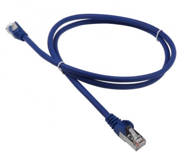 Кабель патч-корд F/UTP 5e кат. 10м. Lanmaster LAN-PC45/S5E-10-BL LSZH, синий