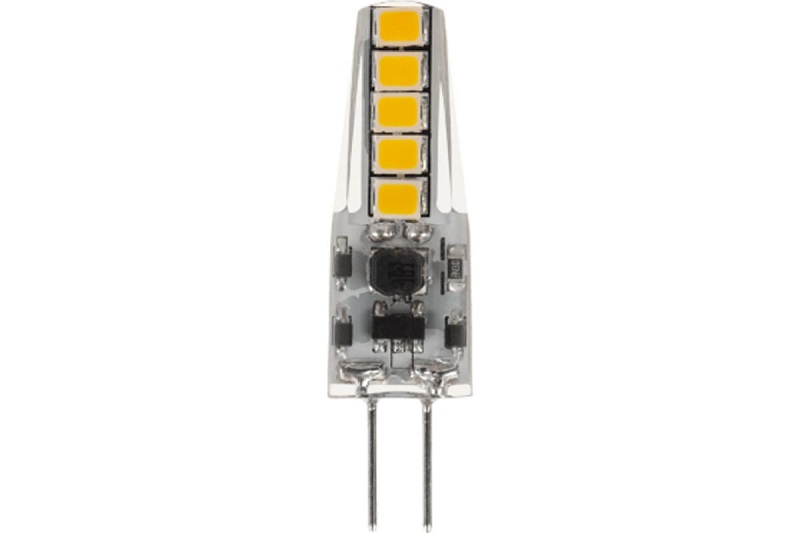 Лампа светодиодная Rexant 604-5011 капсульного типа JC-SILICON G4 220В 2Вт 6500K холодный свет (силикон)