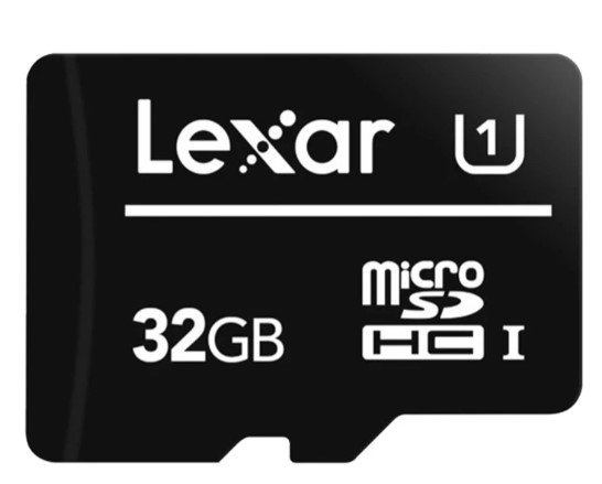 Карта памяти MicroSDHC 32GB Lexar LMS0C10032G-BNNNG Class 10 UHS-I U1 C10, 100MB/s (SD адаптер)