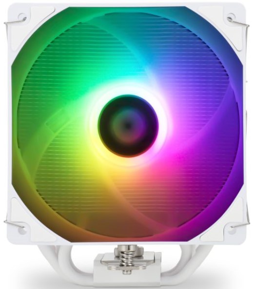 Кулер Thermalright Assassin King 120 SE White ARGB LGA115x/1200/1700/AM4/AM5 (120mm fan, 1550rpm, 66.17CFM, 25.6dBA, 4-pin PWM)