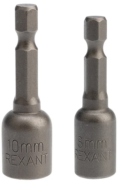 Ключ KRANZ KR-92-0402-2 насадка магнитная 1/4 8х48 мм + 10х48 мм (2 шт./уп.)