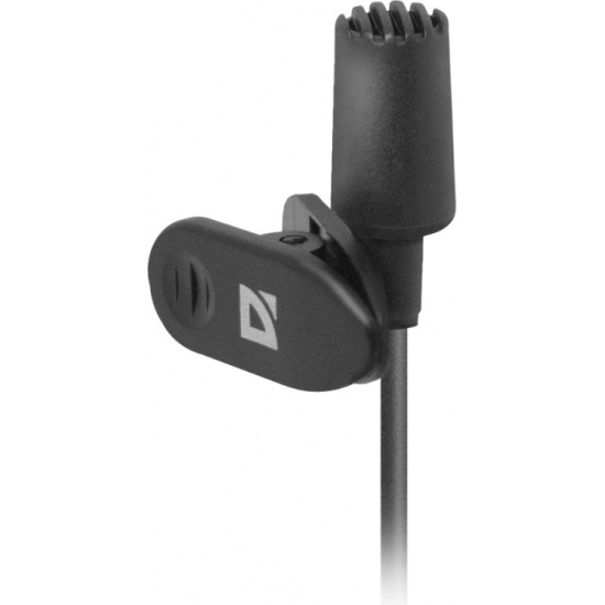  Микрофон Defender MIC-109 64109 черный, на прищепке, 1,8 м