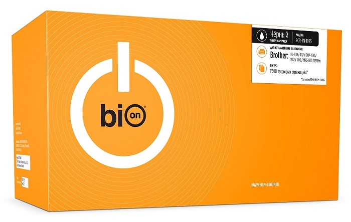 Картридж BION BCR-TN-1095 TN-1095 для Brother DCP-1602R/HL-1202R/HL-1223WR/DCP-1623WR (1500 стр.), Черный