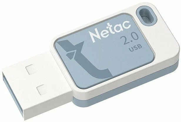  Накопитель USB 2.0 8GB Netac UA31 голубая