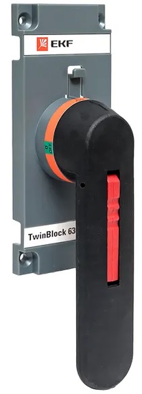 Рукоятка управления EKF tb-630-800-fh-rev для прямой установки на рубильники реверсивные (I-0-II) TwinBlock 630-800А