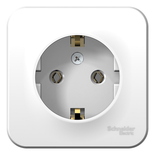 Розетка Schneider Electric BLNRA010111 с/з без шторок 16А, 250В, изолир. пластина (белый) наруж