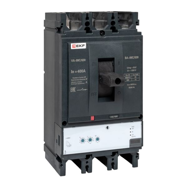 Автоматический выключатель в литом корпусе EKF mccb99c-630-400 ВА-99C 630/400А 3P 45кА