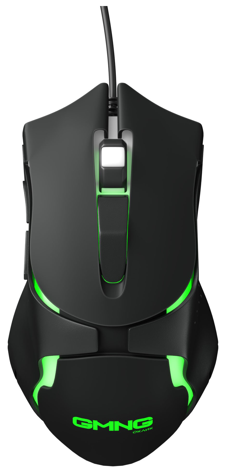  Мышь Oklick GMNG 703GM черная, оптическая (3200dpi) USB (6but)