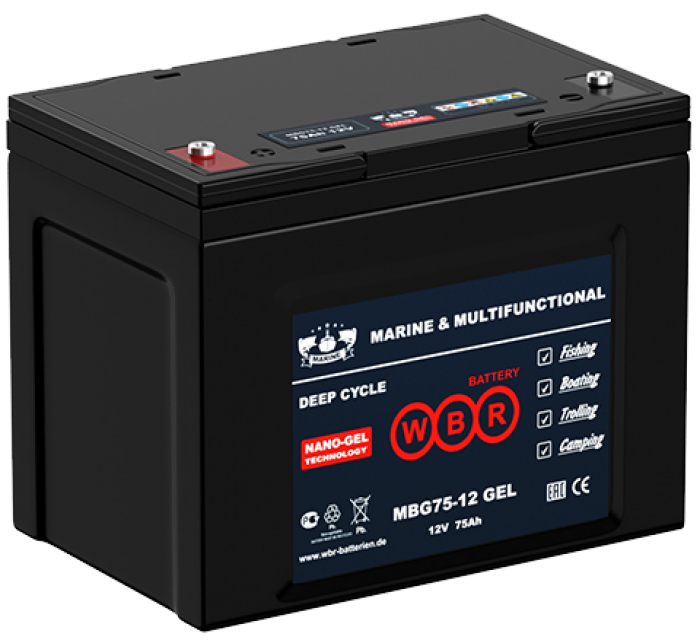 Аккумулятор WBR MBG 75-12 12В, 75Ач