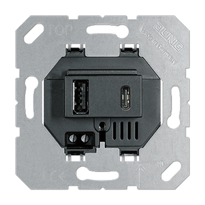 Розетка Jung USB15CASW USB зарядное устройство