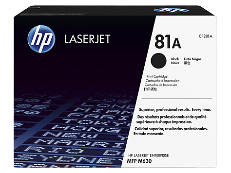 Картридж HP 81A CF281A для LaserJet Pro MFP M630dn/f/h/z чёрный 10500 стр