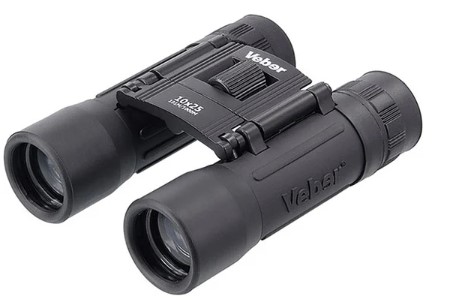 Бинокль Veber SPORT 10*25 черный