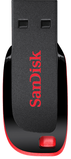   Xcom-Shop Накопитель USB 2.0 64GB SanDisk Cruzer Blade SDCZ50-064G-B35 черный/красный