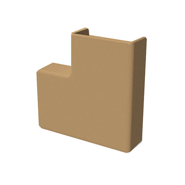 Угол плоский DKC 00407B APM 22x10, коричневый, In-liner Classic