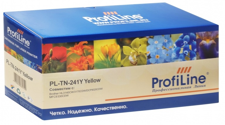   Xcom-Shop Картридж ProfiLine PL-TN-241Y для принтеров Brother HL3140CW/3170СDW/DCP9020CDW/MFC9330CDW 1400 копий ProfiLine