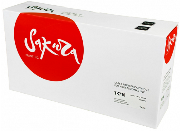 Картридж Sakura SATK710 для Kyocera FS-9130DN, FS-9530DN, черный, 40 000 к.