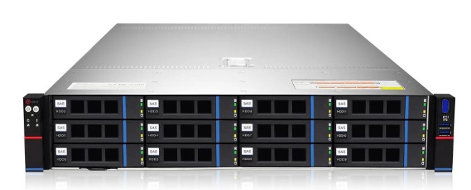 Сервер 2U Rack QTECH QSRV-271202_4 IntelXeon Silver 4310 12C 2.1 GHz, 2* 16GB DDR4 RDIMM ECC 3200MHz, 1* HBA SAS 9300-8i, 4* HDD 1TB 7.2k SATA LFF, 1*