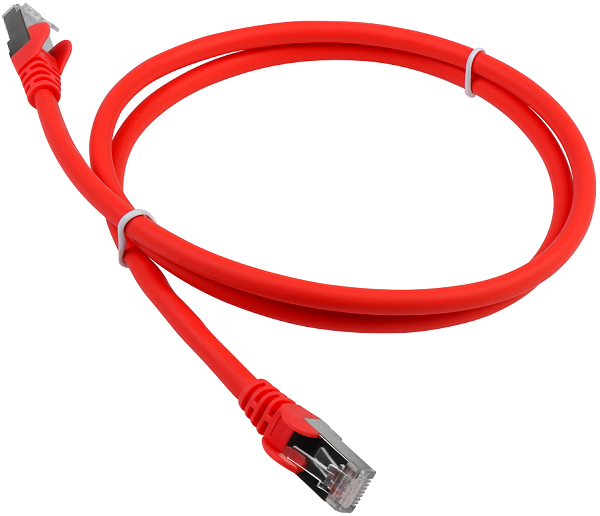  Кабель патч-корд FTP 6а кат. 7м. Lanmaster LAN-PC45/S6A-7.0-RD LSZH, красный