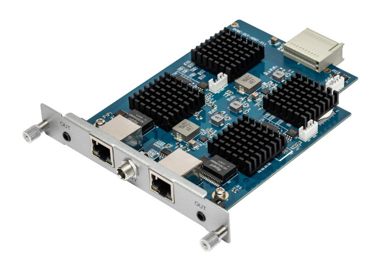 Карта INTREND УВСН.468363.103 выходная 2 HDBaseT 3840x2160/60 (4:2:0) деэмбеддирование звука