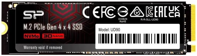 Накопитель SSD M.2 2280 Silicon Power SP04KGBP44UD9005 4TB UD90, PCI-E 4x4, [R/W -5000/4500 MB/s]
