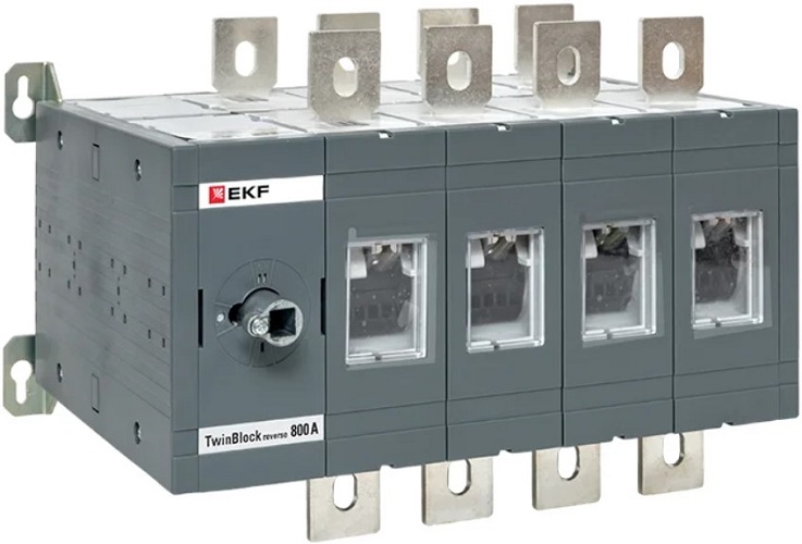 Рубильник EKF tb-s-800-4p 800A 4P без рукоятки управления TwinBlock