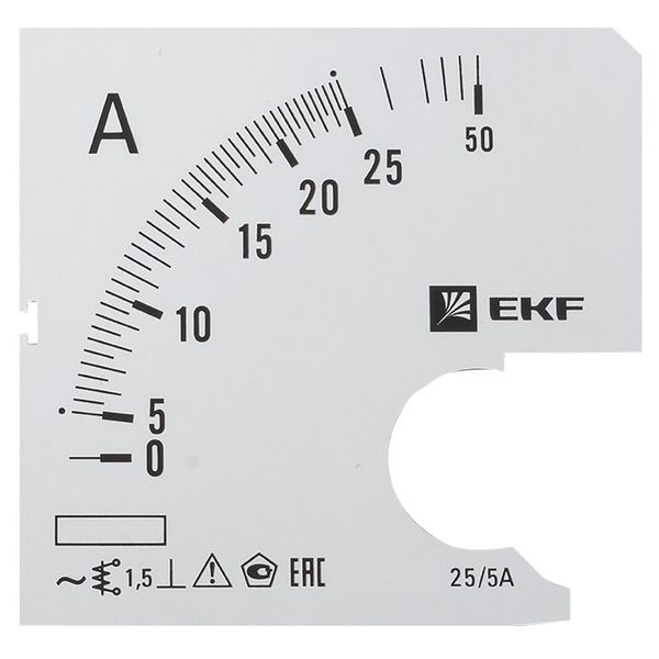 Шкала сменная EKF s-a721-25 для A721 25/5А-1,5