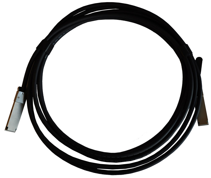 Шлюзы безопасности QTECH  Xcom-Shop Трансивер QTECH QSC-QSFP-CAB-P1 пассивная кабельная сборка QSFP+, 1м, 40Гбит/c, 30AWG