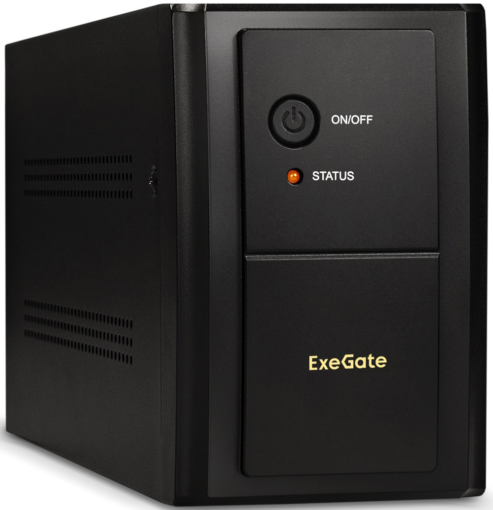 Источник бесперебойного питания Exegate SpecialPro UNB-650.LED.AVR.C13.RJ.USB EP285596RUS 650VA/360W, LED, AVR, 4*IEC-C13, RJ45/11, USB, black