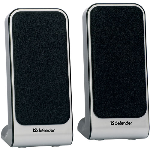 Компьютерная акустика 2.0 Defender SPK-225 65220 4 Вт, 200-18000 Гц, USB-Power, silver