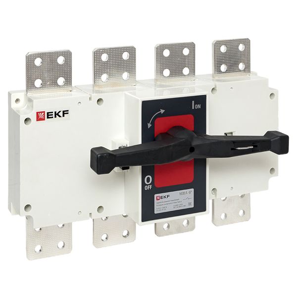 Рубильник-выключатель EKF psds-1600-4 1600A 4P c рукояткой управления для прямой установки PowerSwitch