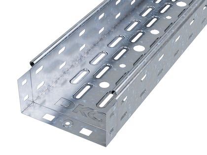 Лоток перфорированный Лоток листовой перфорированный DKC 35332ZL (ШxВxД) 150x100x2000 мм, сталь, цинк-ламель, S5 Combitech (уп/4 шт)
