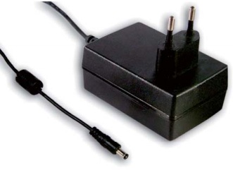  Адаптер сетевой Mean Well GSM18E05-P1J медицинский, 15Вт, вход 80...264B AC 47...63 Гц, 113...370B DC, выход 5B/3A, изоляция 4000В AC, 79x54x33мм, -25