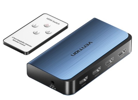 Переключатель Vention AKML0 (switch) 3x1 HDMI v2.0