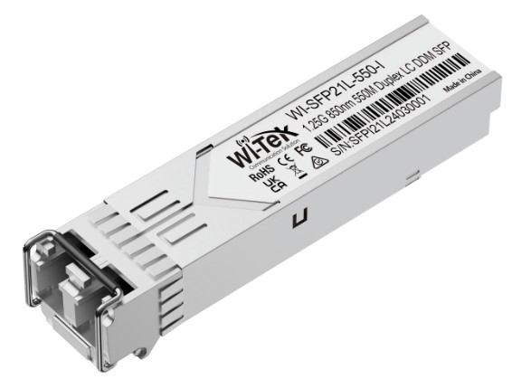 Модуль SFP Wi-Tek WI-SFP21L-550-I промышленный с разъемом LC, до 550м
